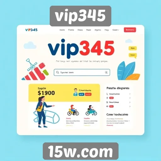 Acessibilidade e design do site vip345